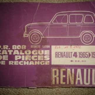 Ersatzteilkatalog R4