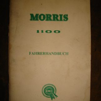Morris 1100, BMC Einstelldaten