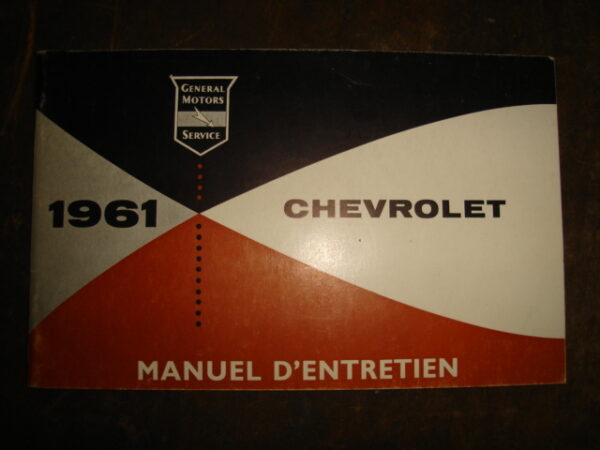 Chevrolet 1961 Betriebsanleitung