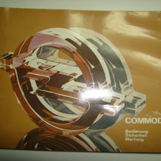 Bedienungsanleitung Commodore