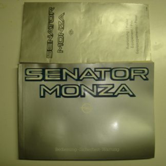 Bedienungsanleitung Senator Monza
