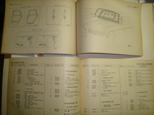 Ersatzteilkatalog Fiat 1100