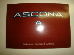 Betriebsanleitung Ascona