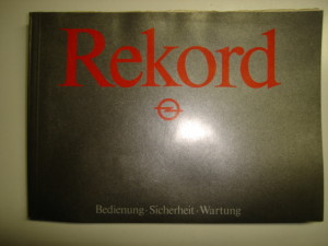 Betriebsanleitung Rekord