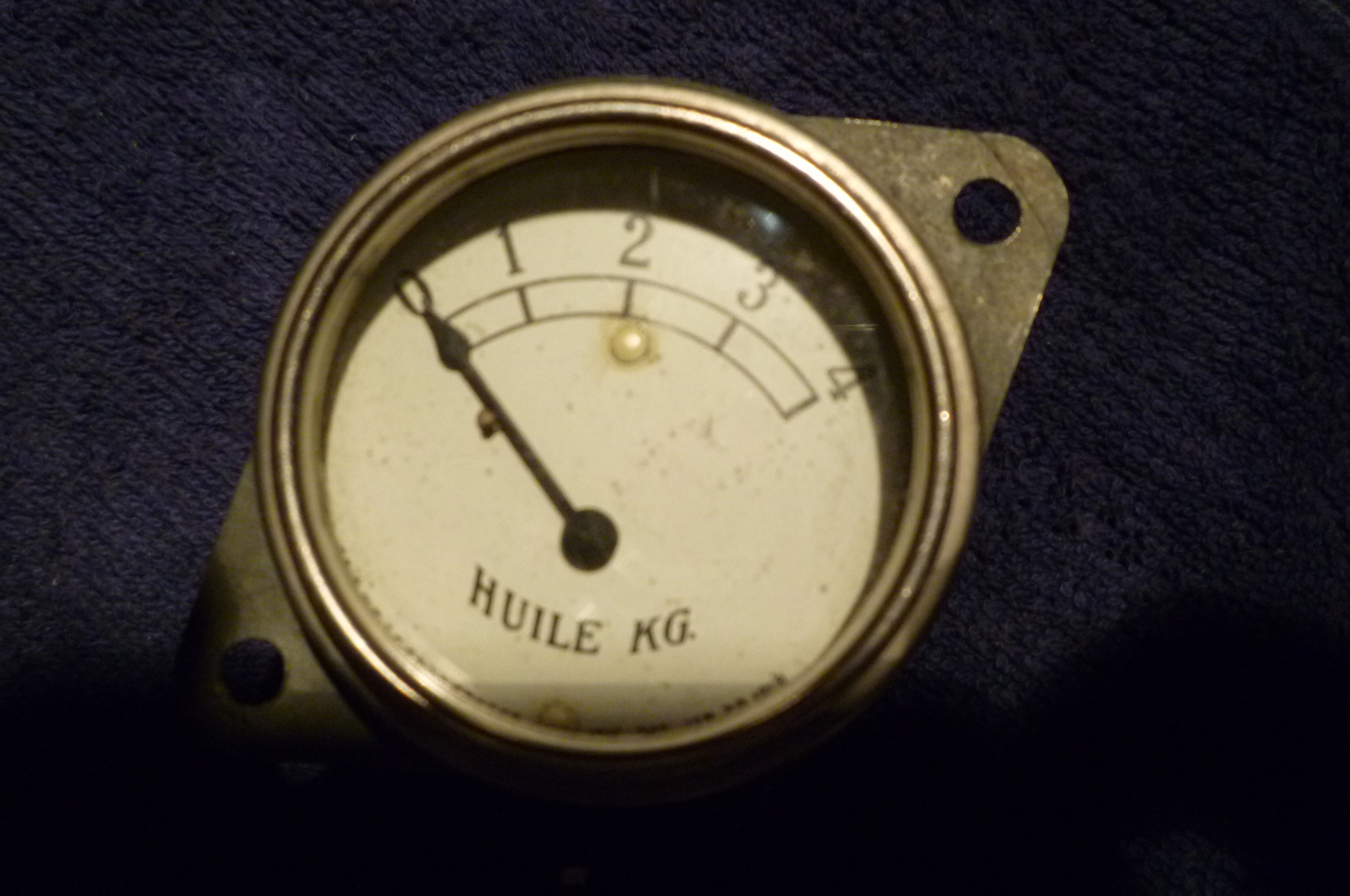 Öldruckmanometer N.G.&E.  Teilemarkt der OldtimergarageGR